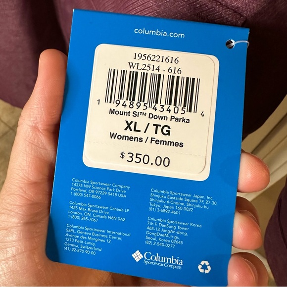 Columbia Womenās Mount Si Down Parka Size XL NWT NEW WITH TAGS Gold Omniheat - Picture 2 of 10